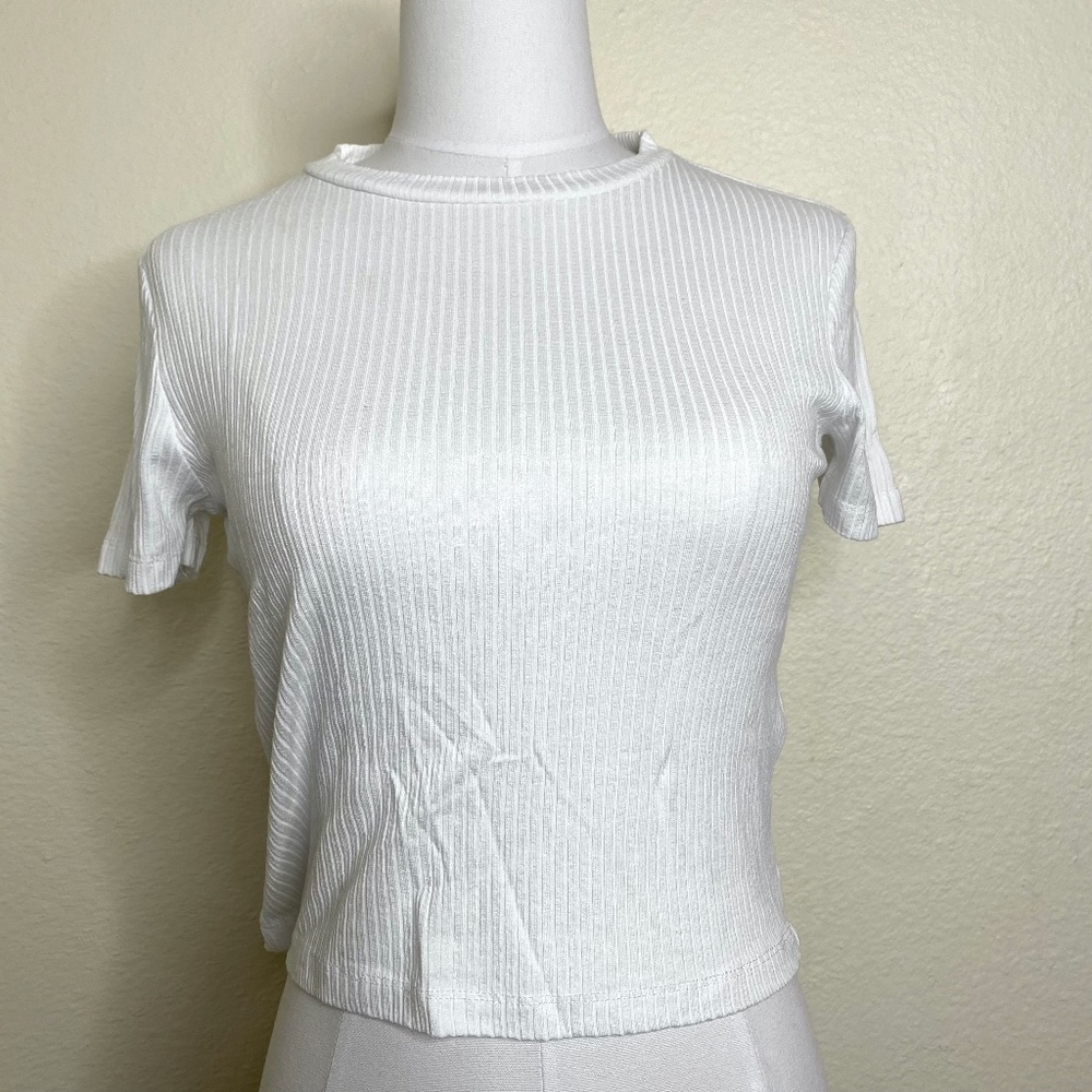 ASOS DESIGN slim fit t-shirt in clean rib in white